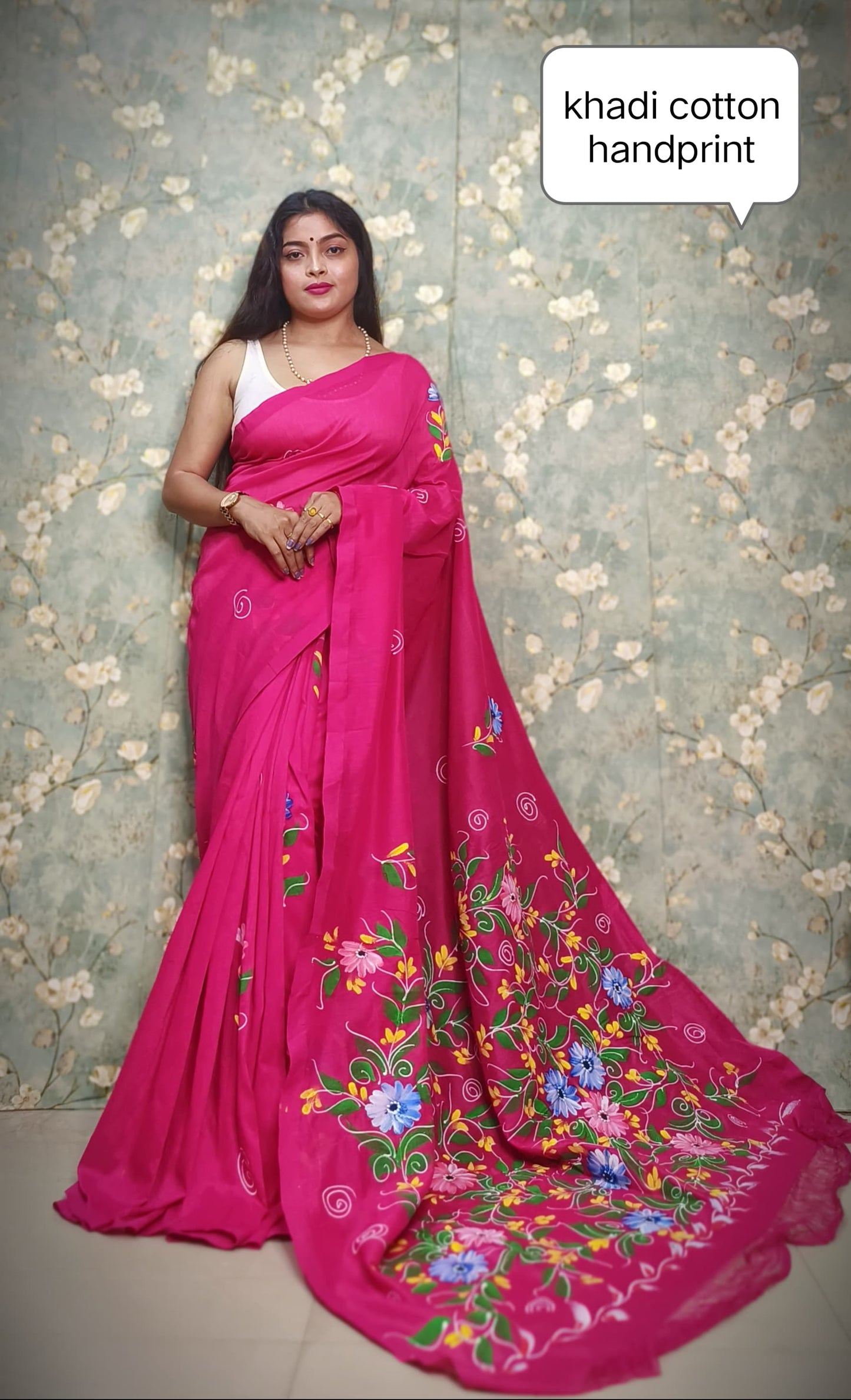 khadi cotton Saree