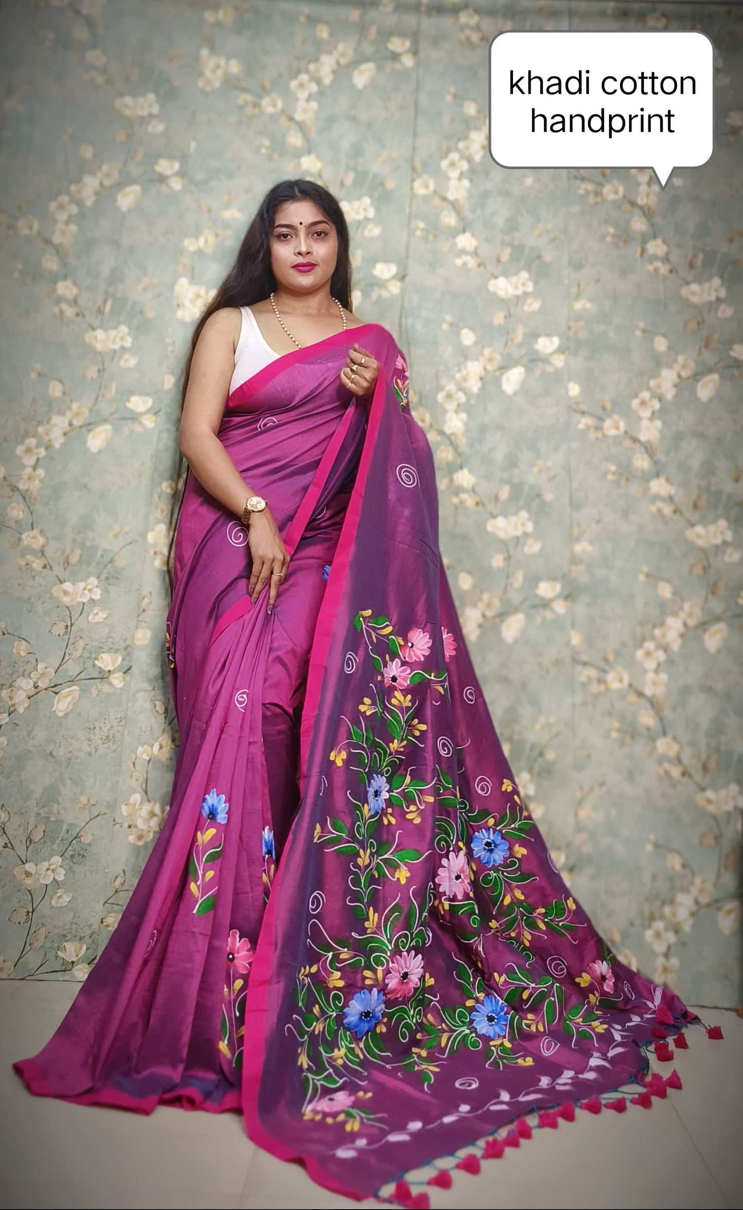 khadi cotton Saree