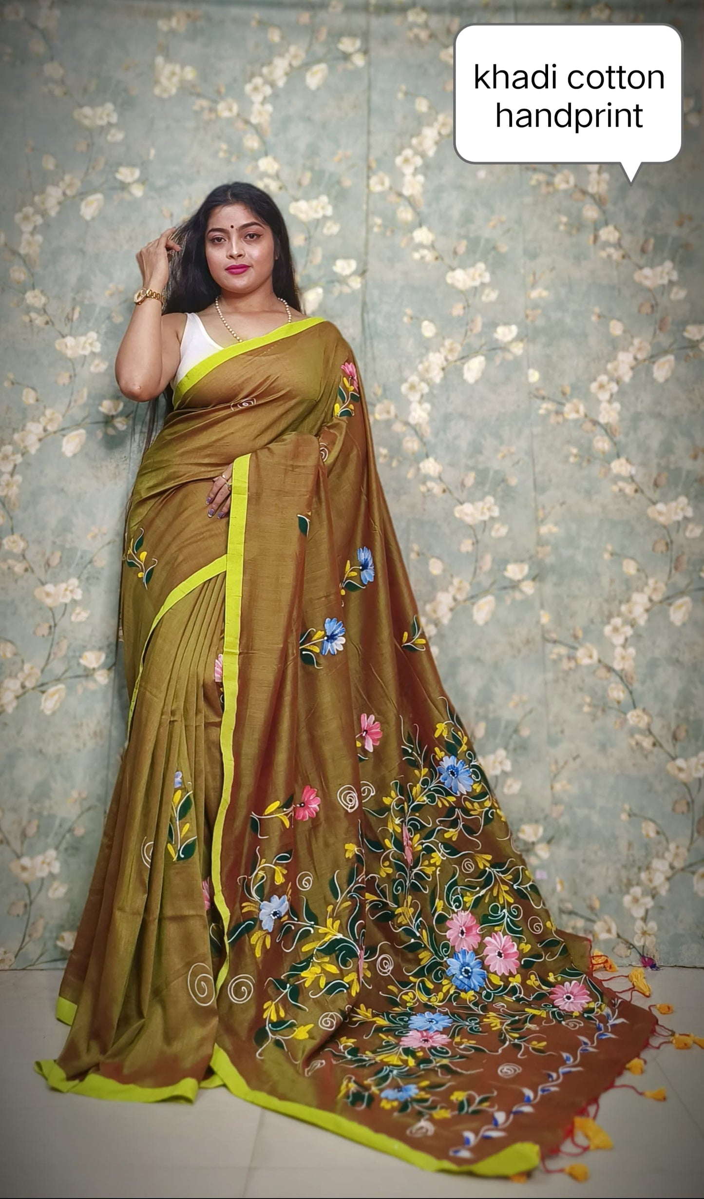 khadi cotton Saree