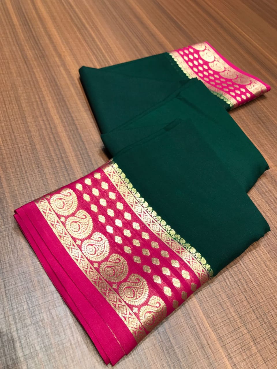 Banarasi Handloom semi katan silk saree
