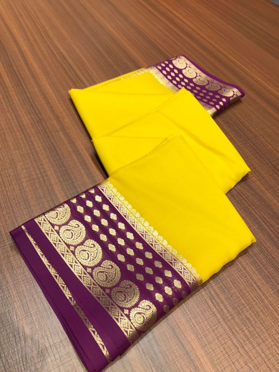 Banarasi Handloom semi katan silk saree