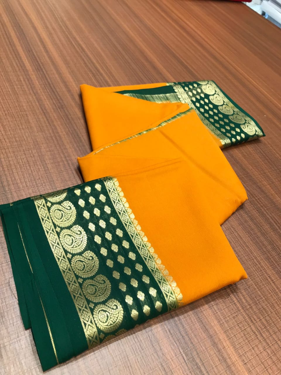 Banarasi Handloom semi katan silk saree