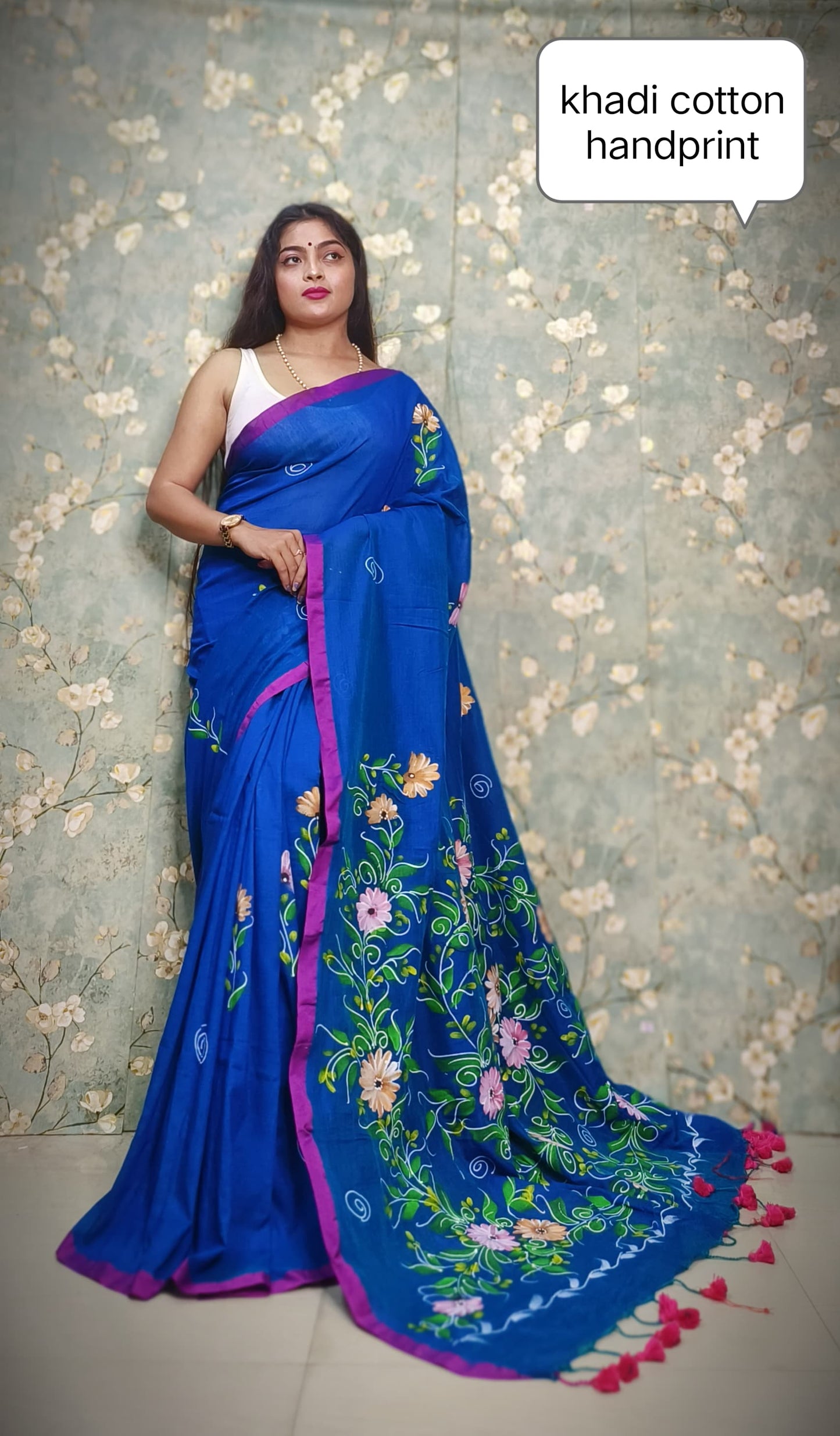khadi cotton Saree