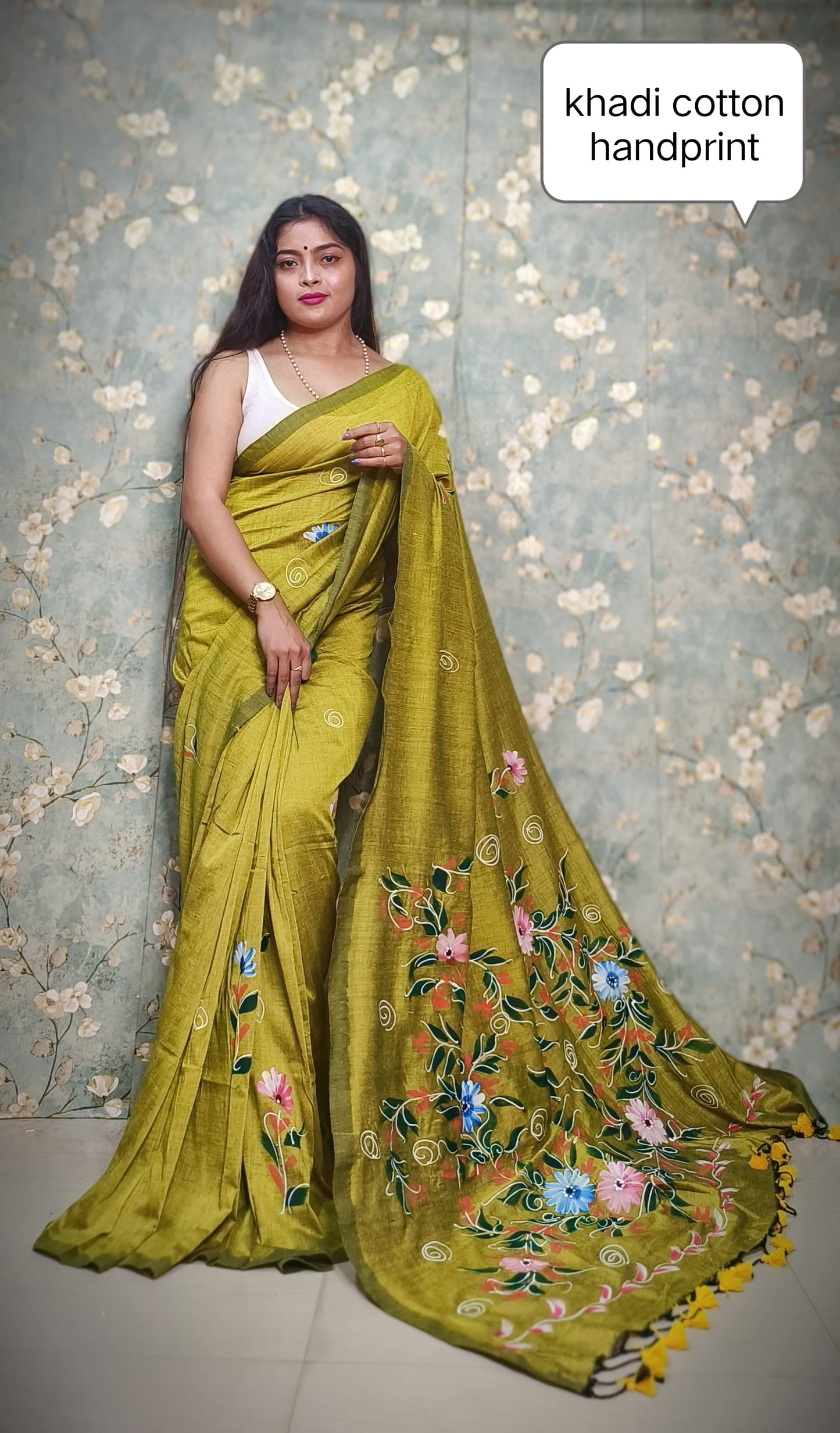 khadi cotton Saree