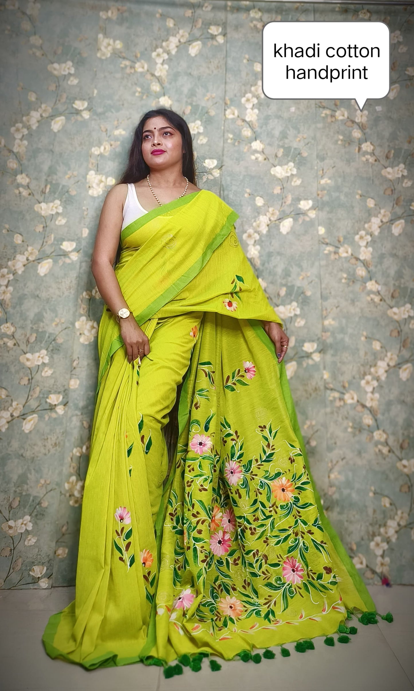 khadi cotton Saree