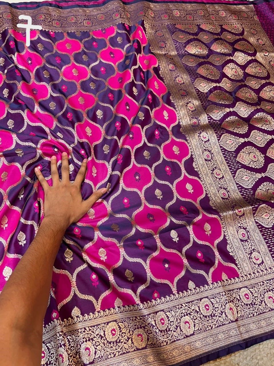 Banarasi Masru katan Pure silk rangkat saree