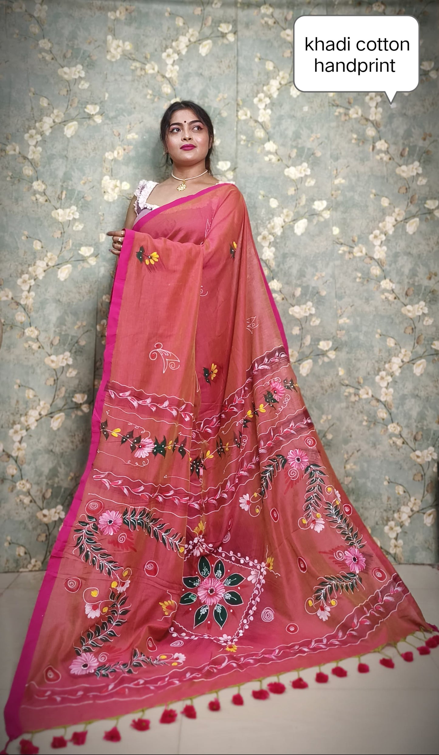 khadi cotton Saree