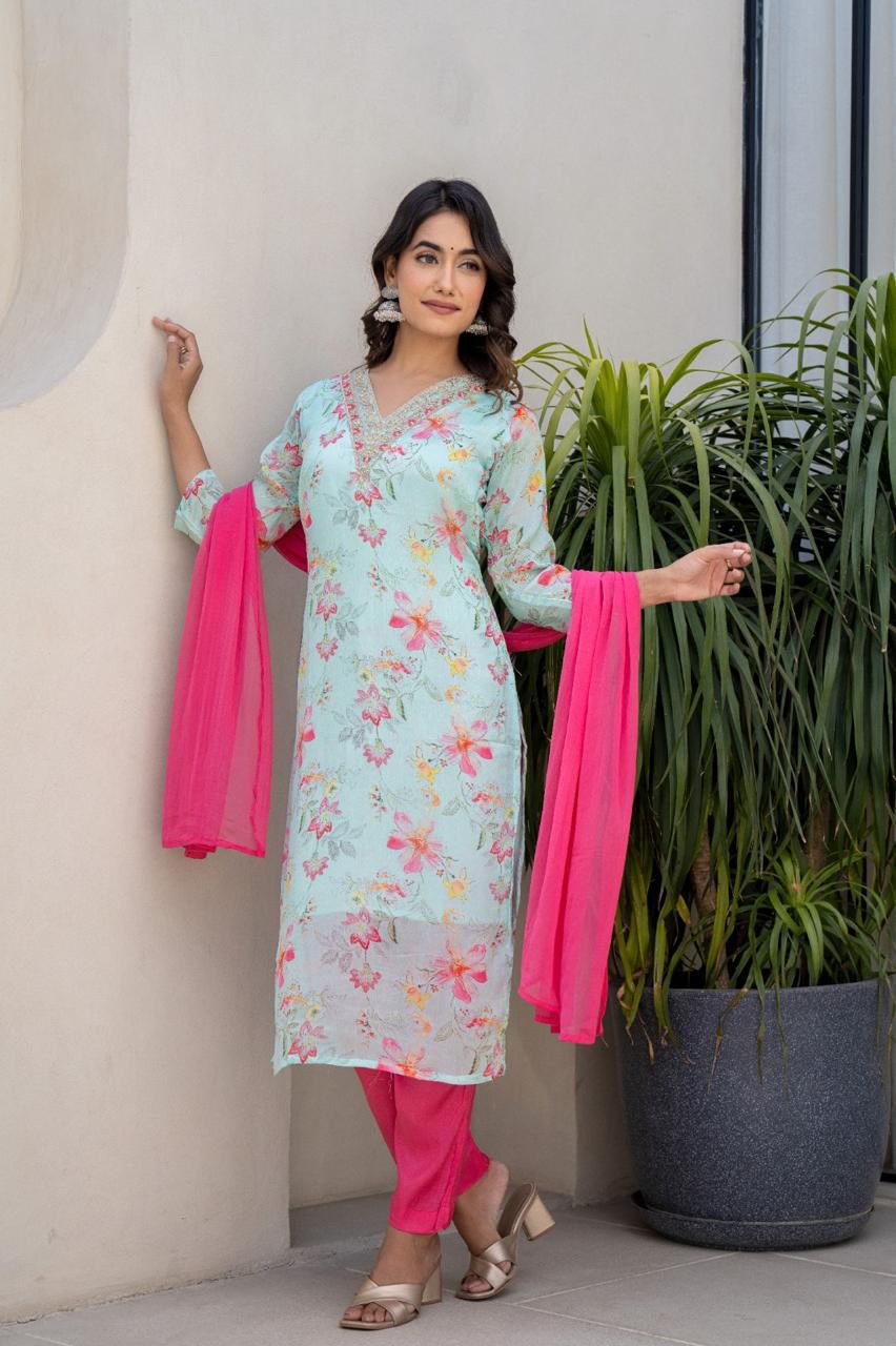 Chinnon Kurti Suit