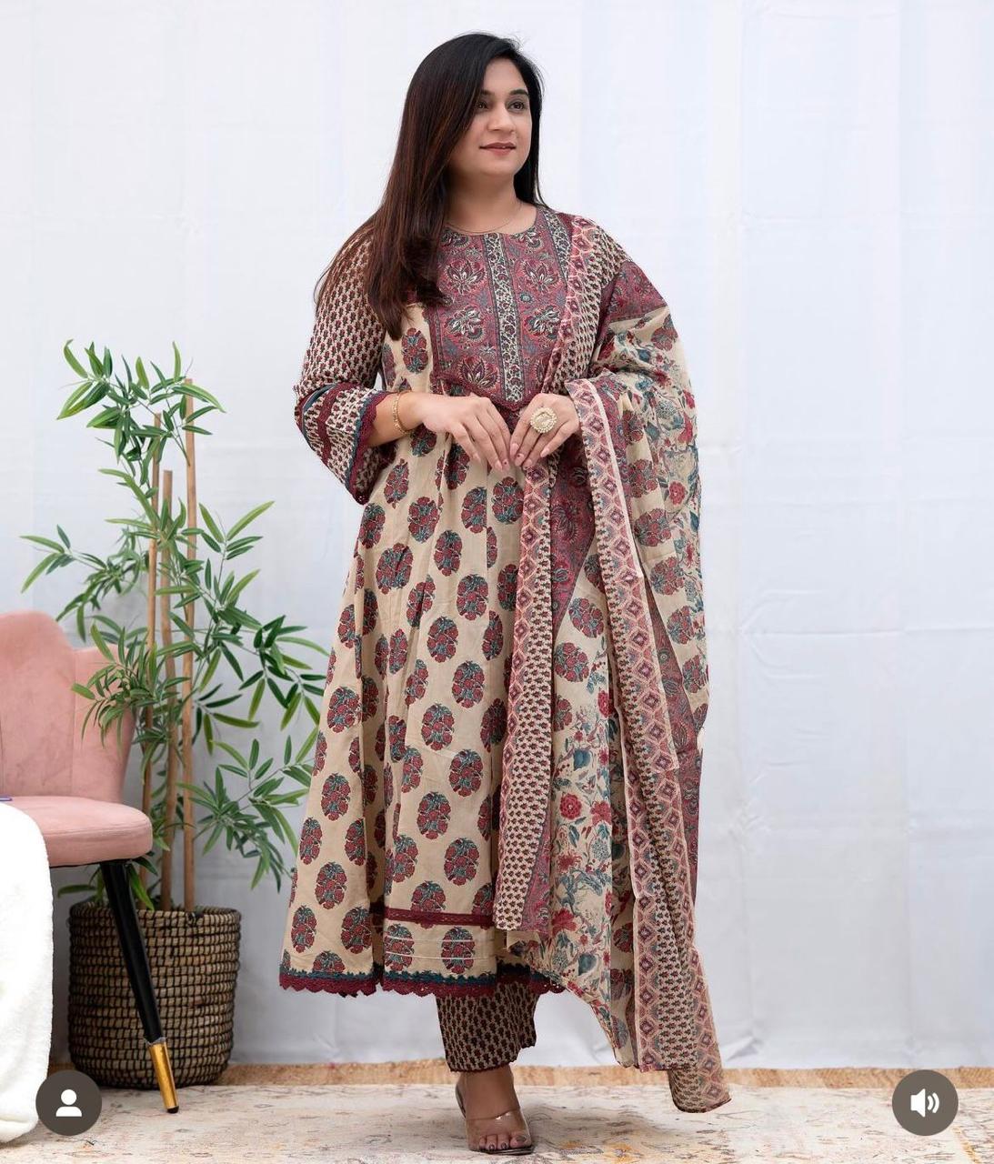 Anarkali kurta set