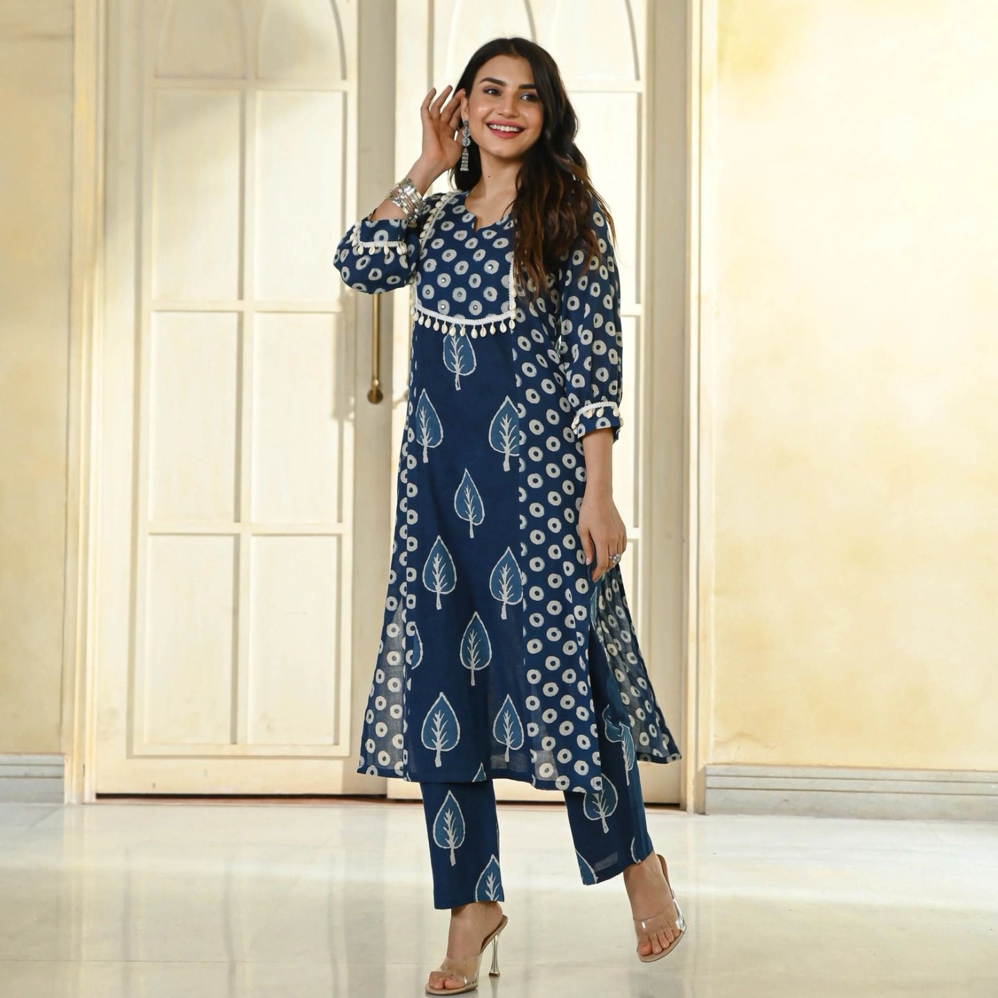 Cotton Blue Suit (2pcs)