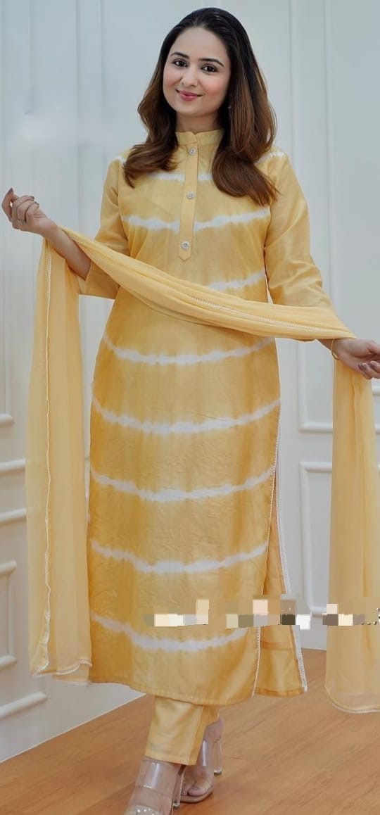 PURE SILK MUSLIN KURTHI SUIT