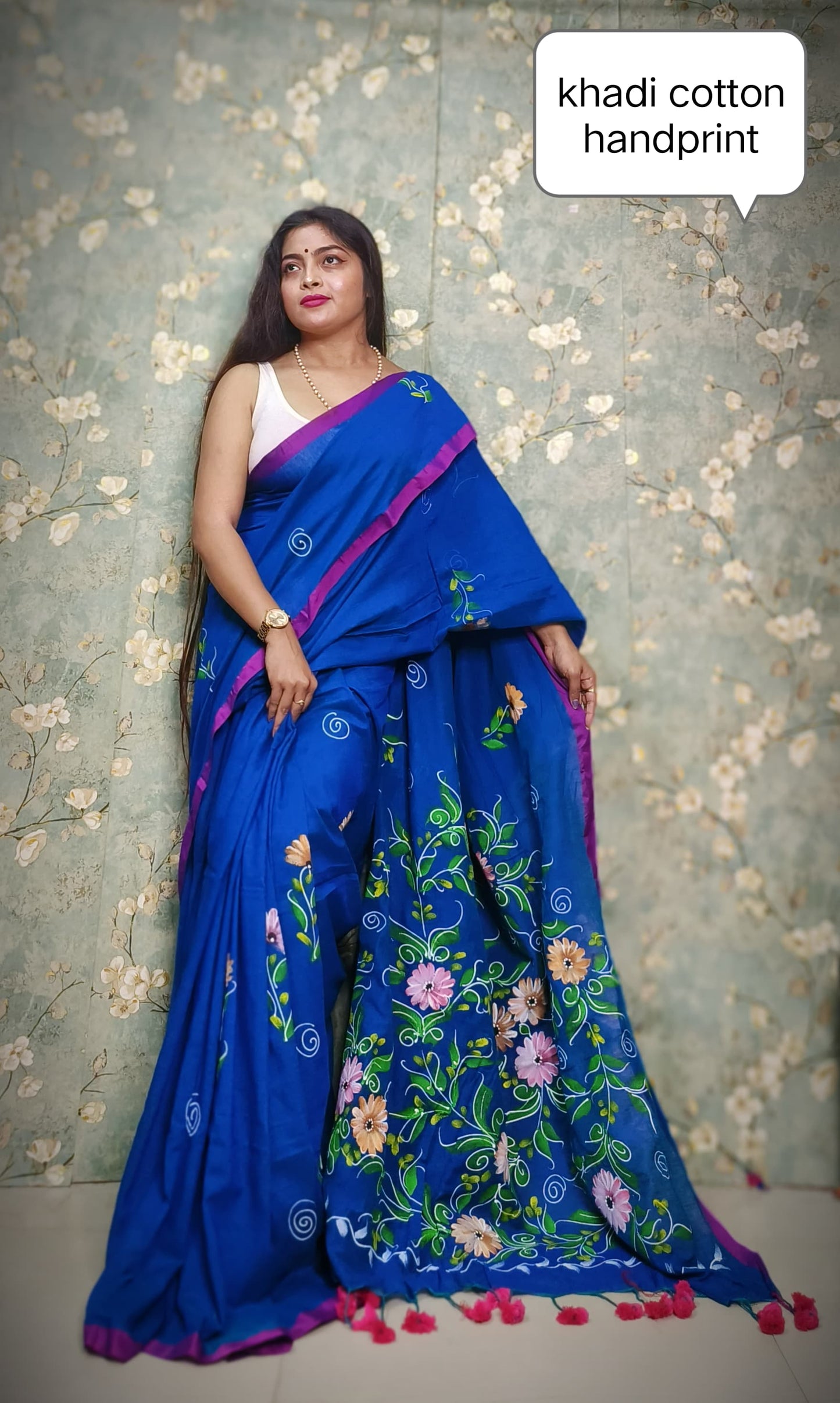 khadi cotton Saree