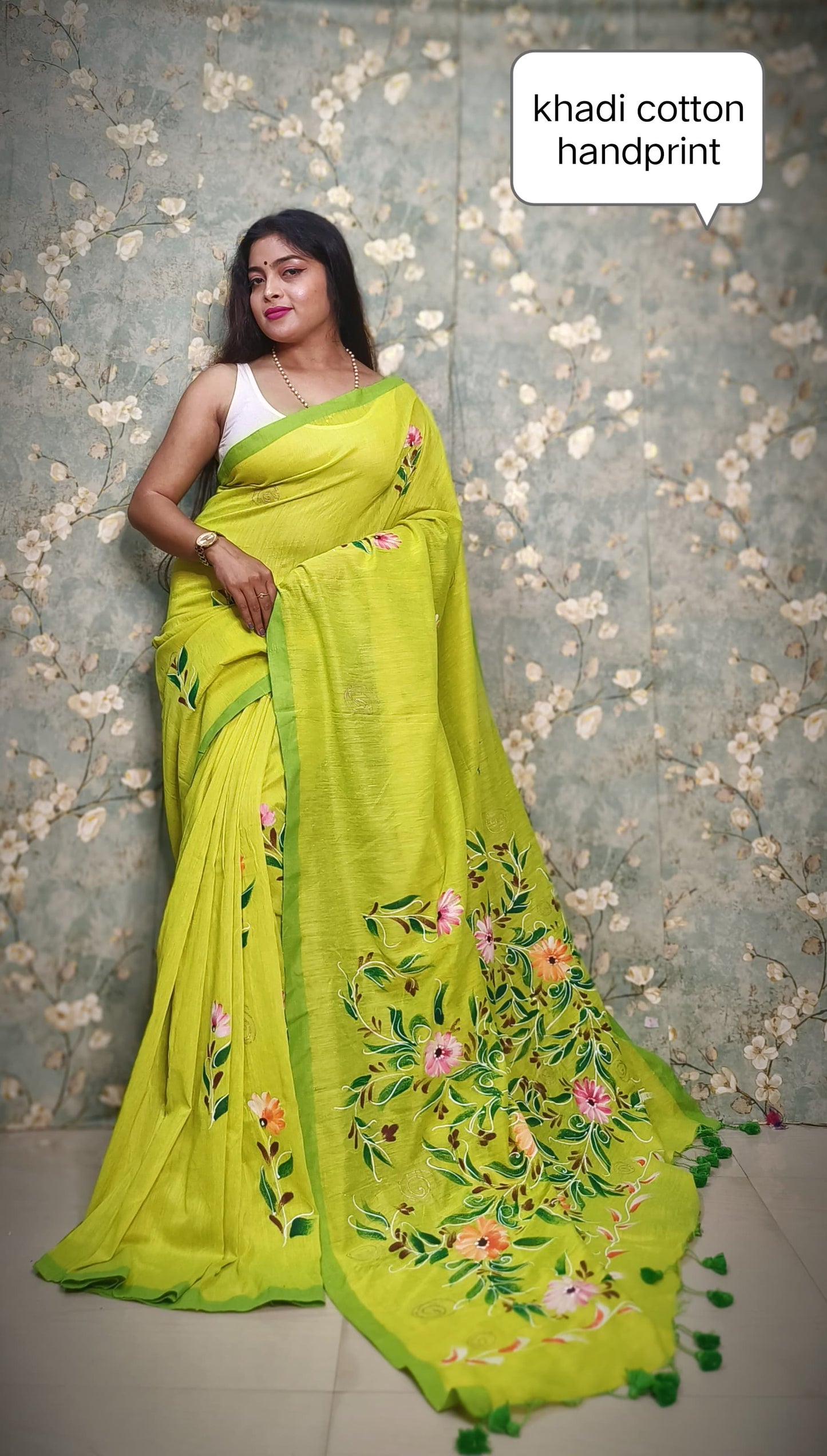 khadi cotton Saree