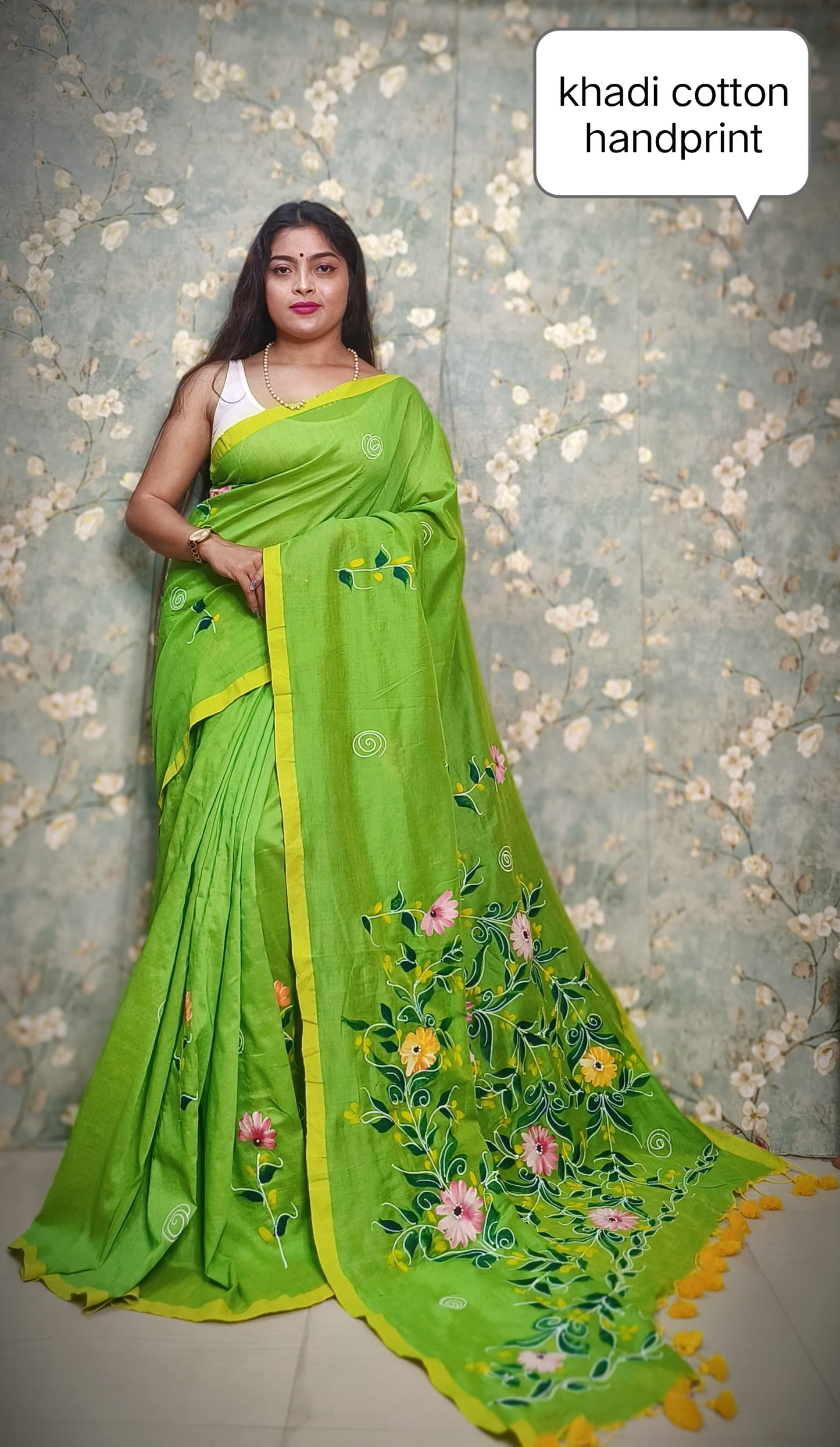 khadi cotton Saree
