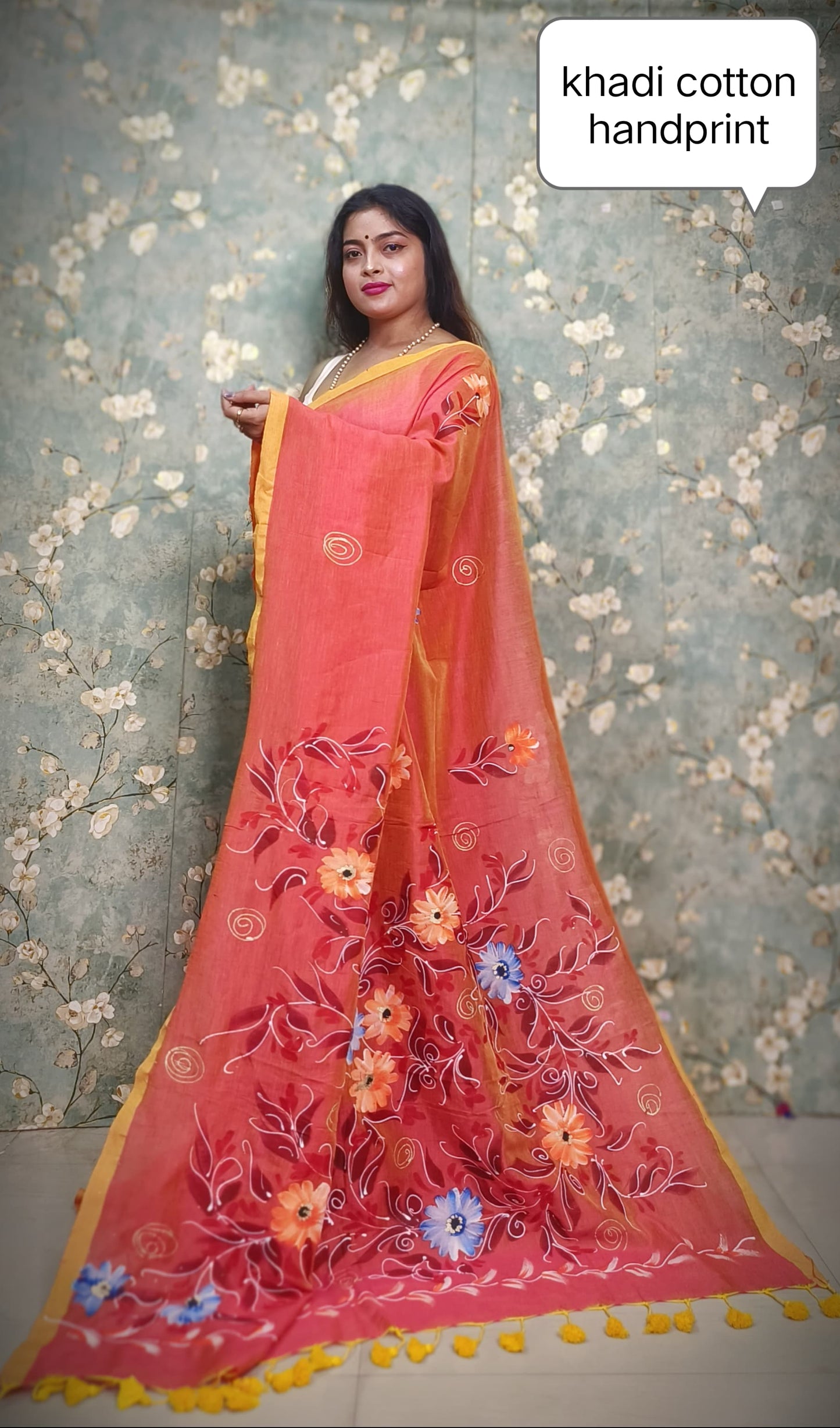 khadi cotton Saree