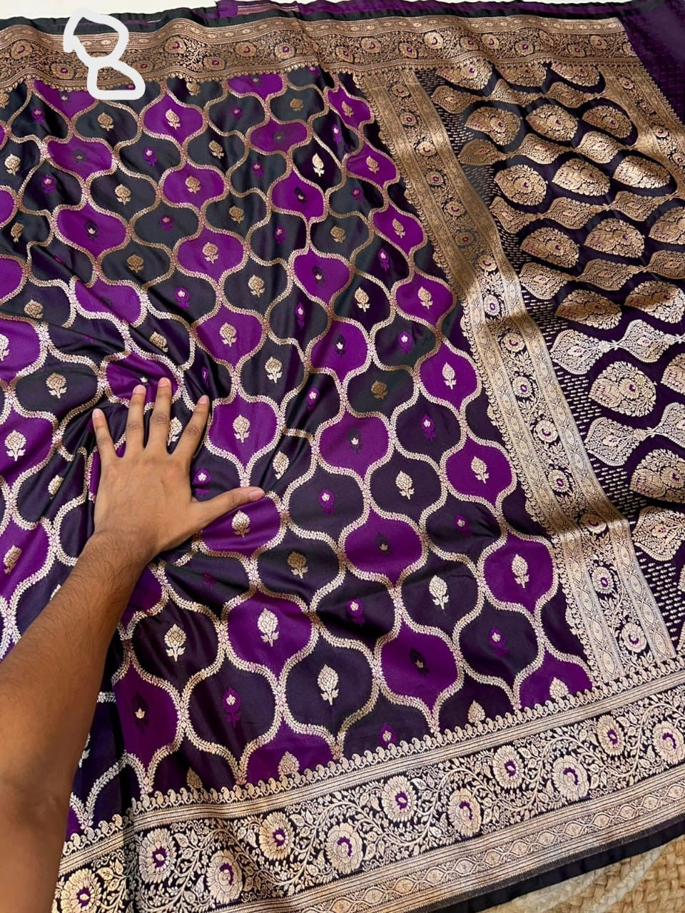 Banarasi Masru katan Pure silk rangkat saree
