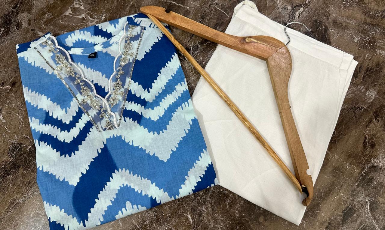 Cotton Kurti suit(2pcs)