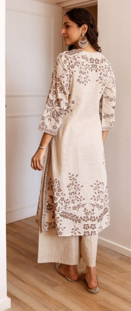 Cotton Slub suit