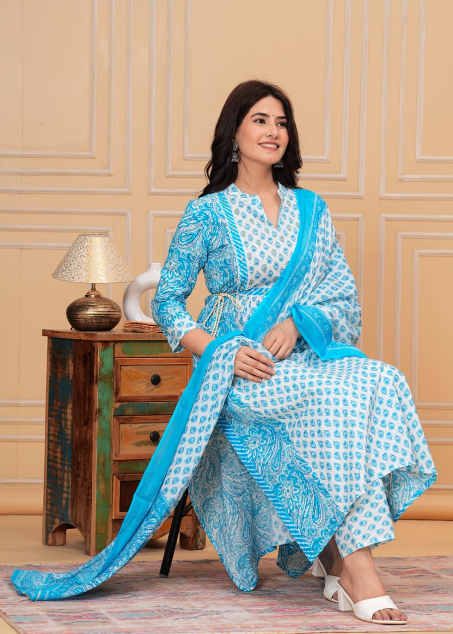 Cotton Kurti suit (3PCS)