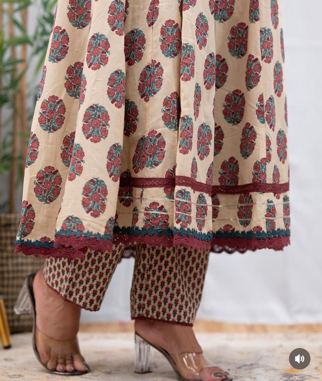 Anarkali kurta set