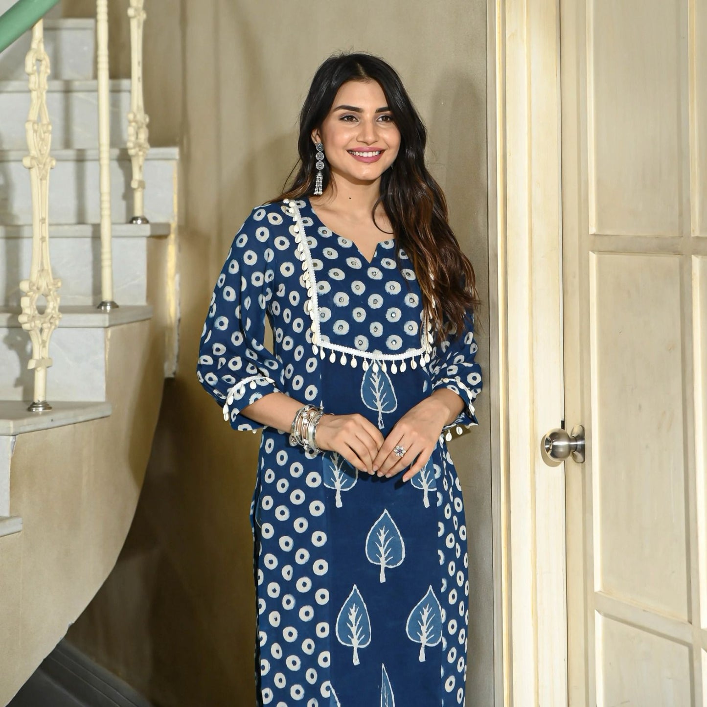Cotton Blue Suit (2pcs)
