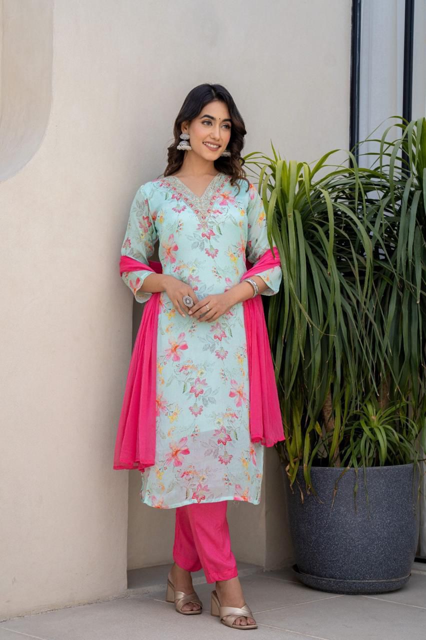 Chinnon Kurti Suit