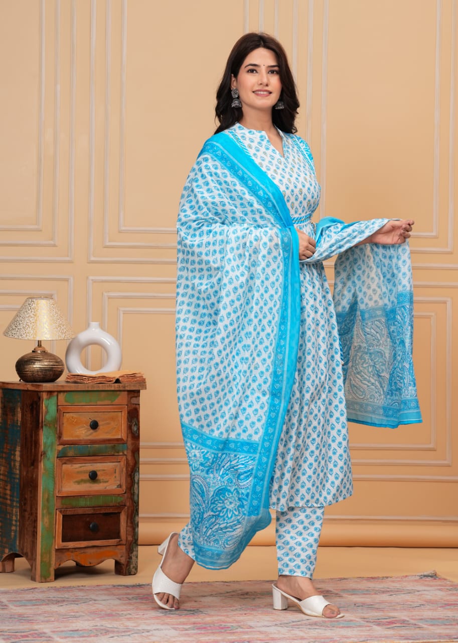 Cotton Kurti suit (3PCS)
