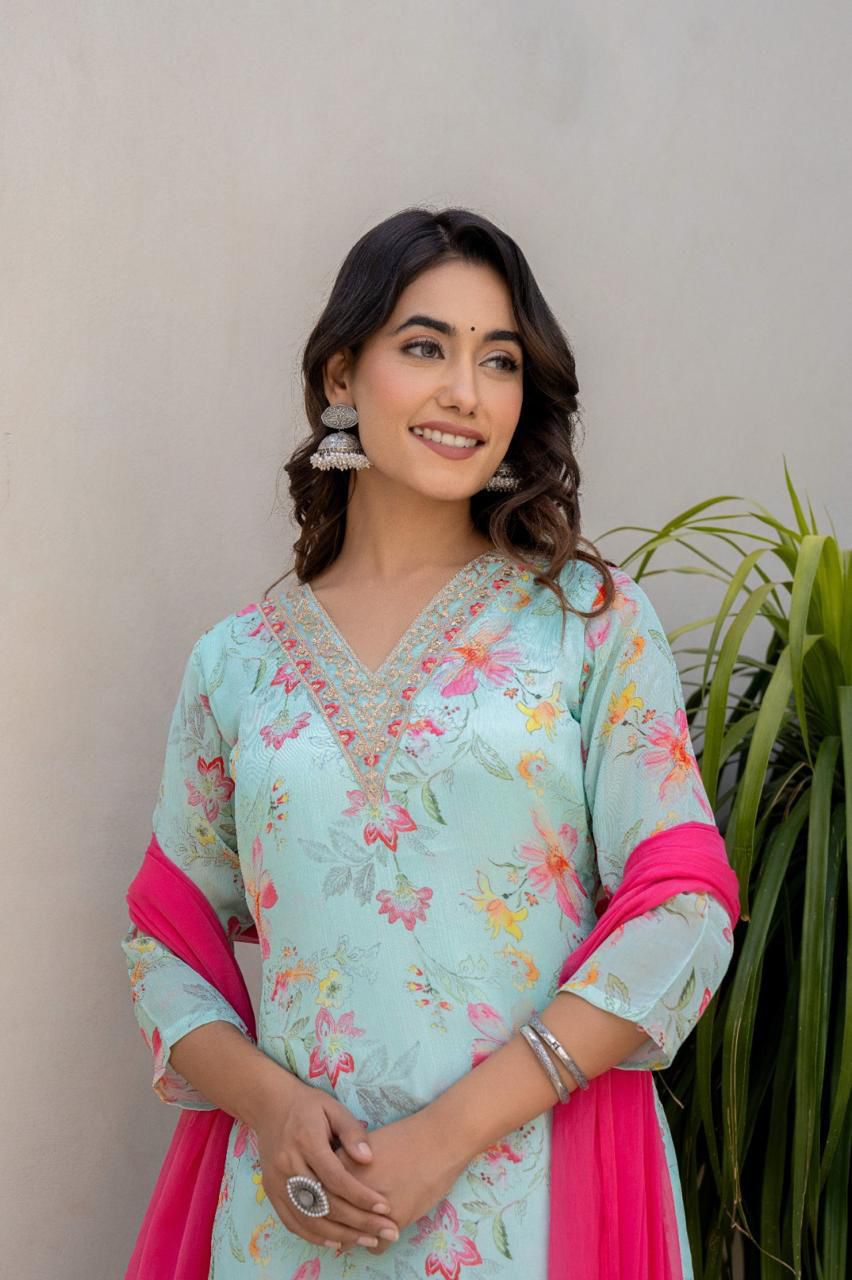 Chinnon Kurti Suit