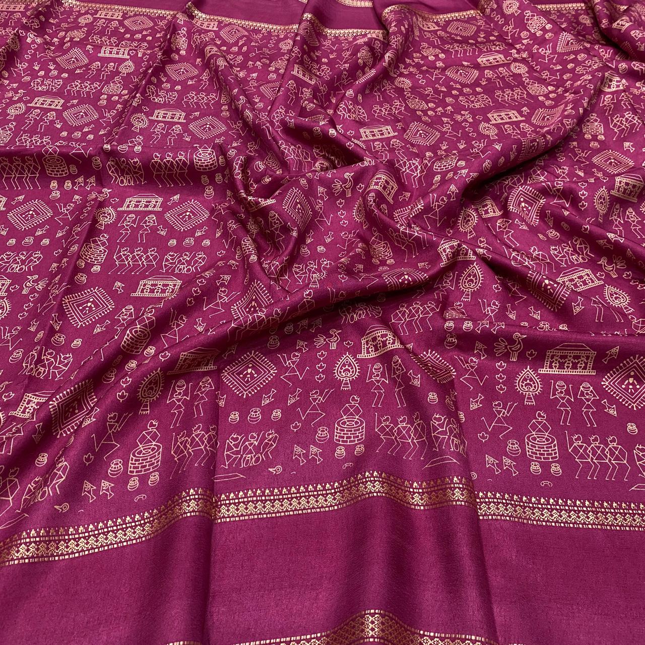 Crepe Silk Saree