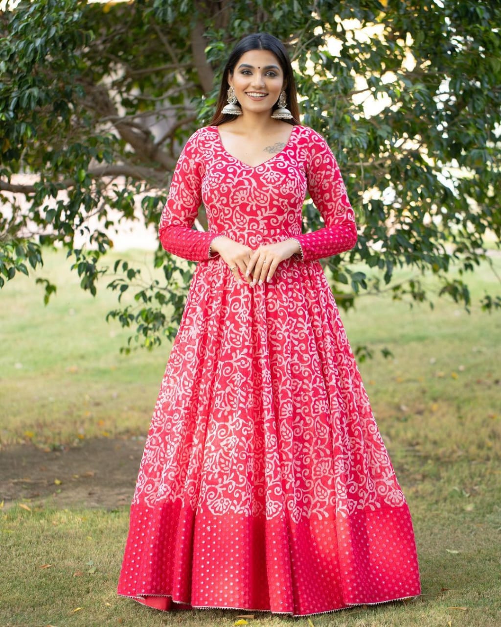 Georgette Long Gown