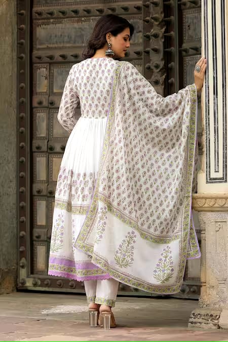 Mulmul Cotton Kurti set (3pcs)