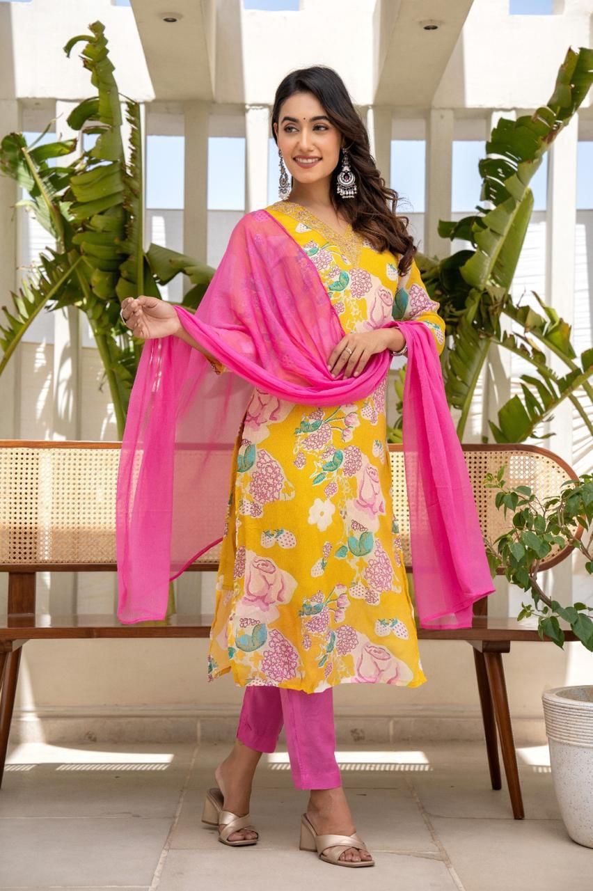 Chinnon Kurti Suit