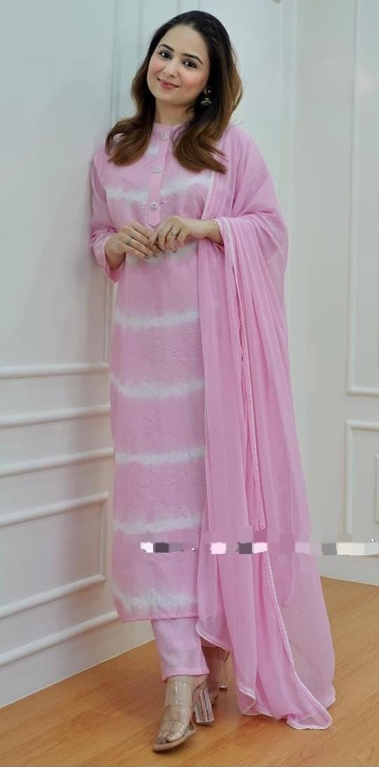 PURE SILK MUSLIN KURTHI SUIT