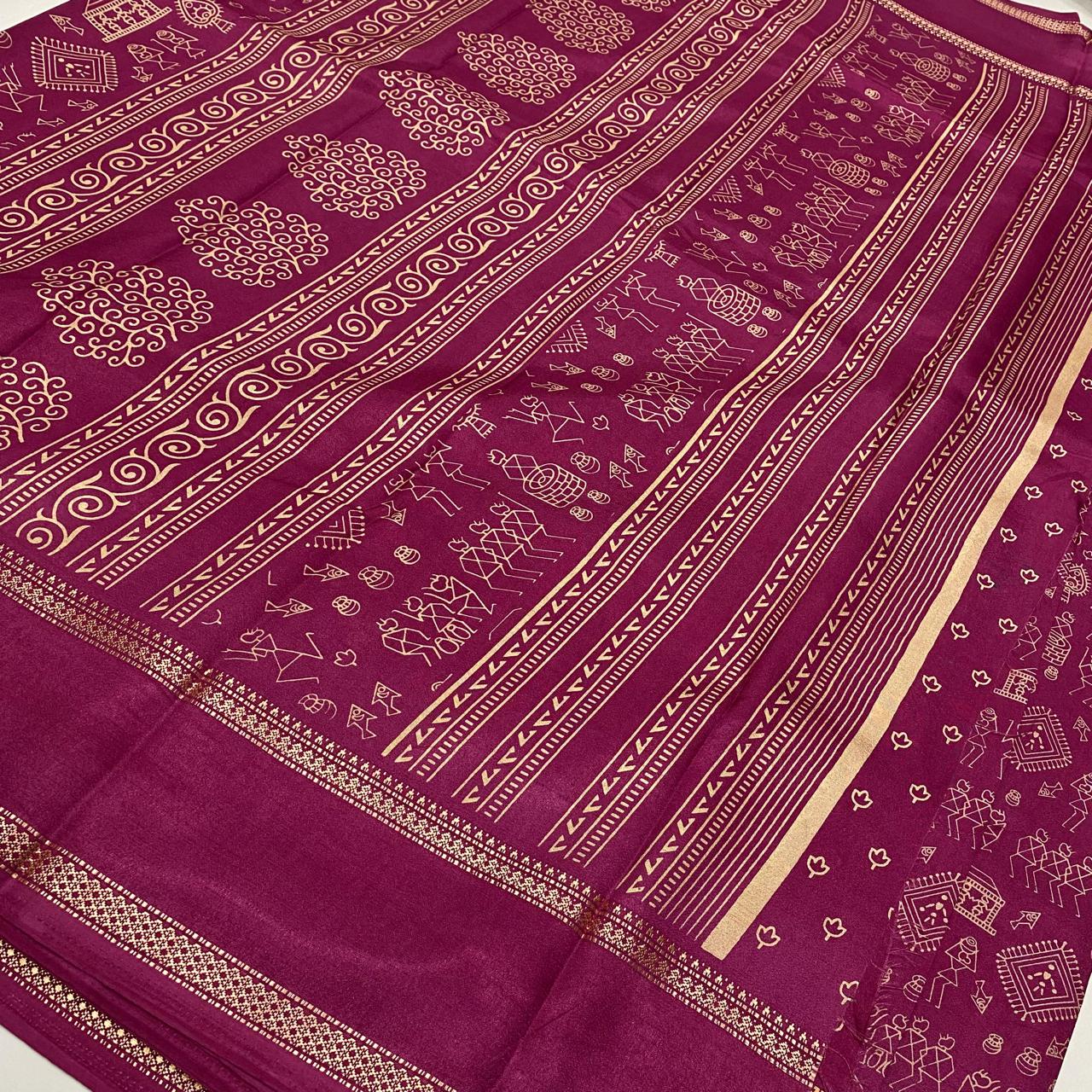 Crepe Silk Saree