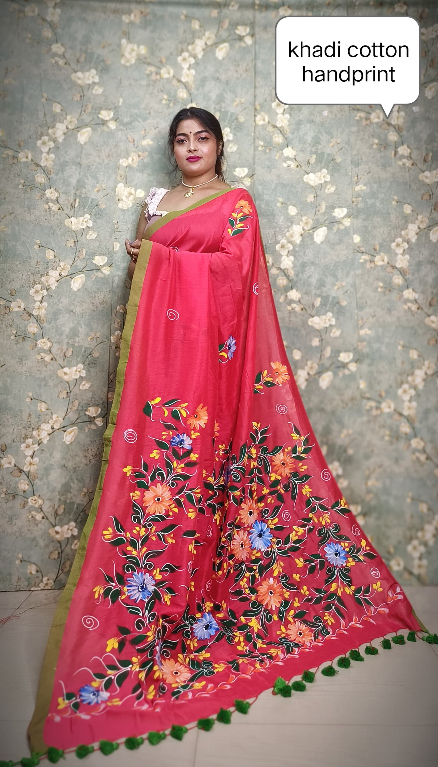 khadi cotton Saree