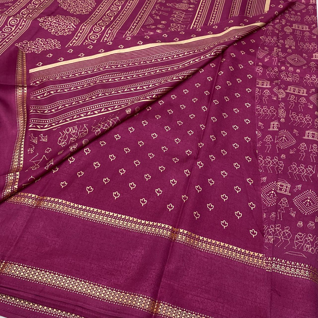 Crepe Silk Saree