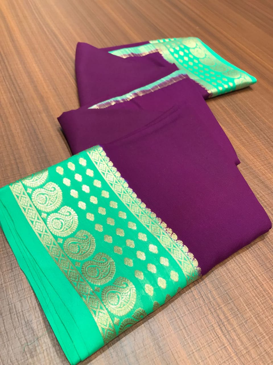 Banarasi Handloom semi katan silk saree