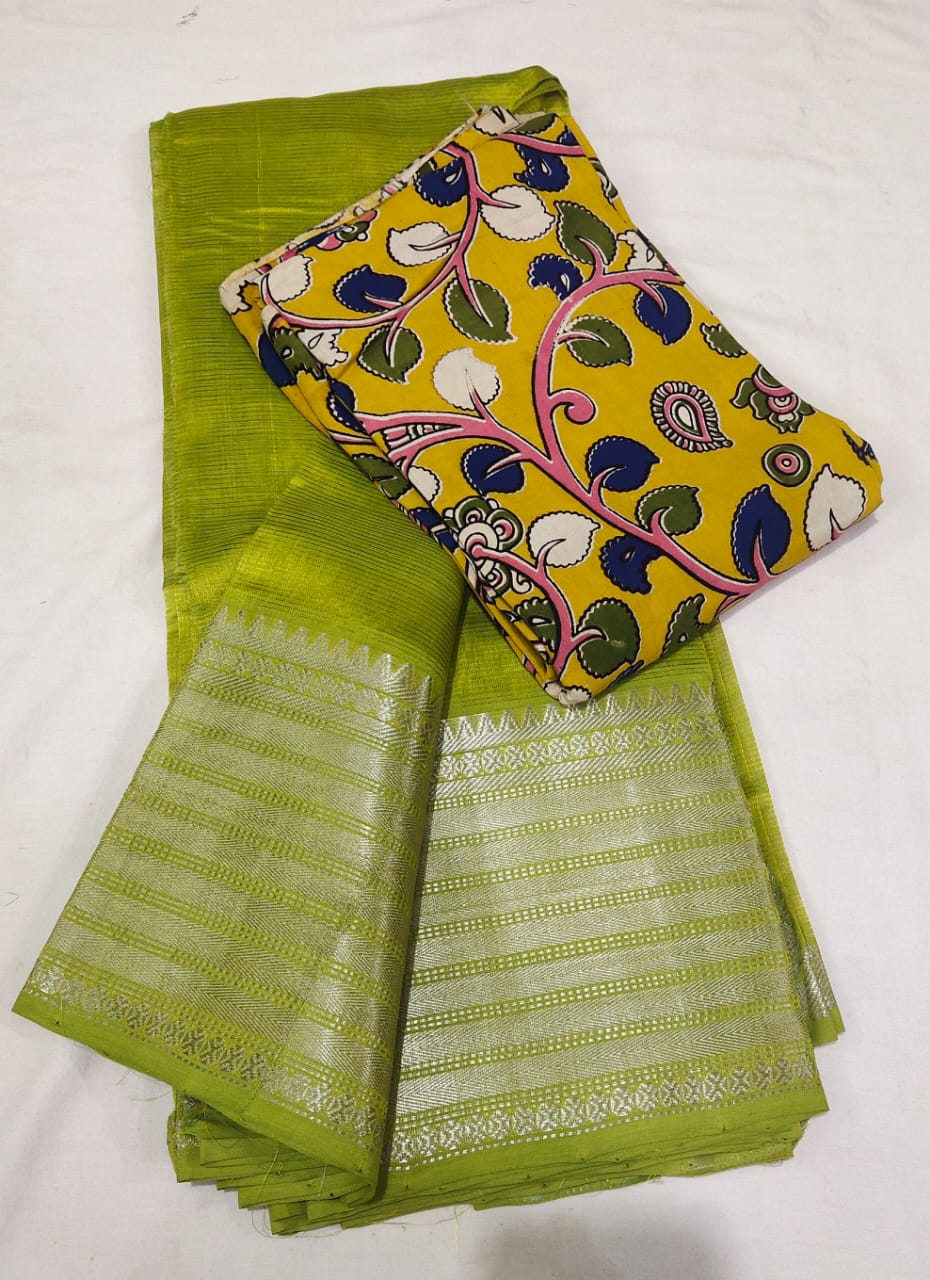 Mangalagiri handloom pattu by cotton