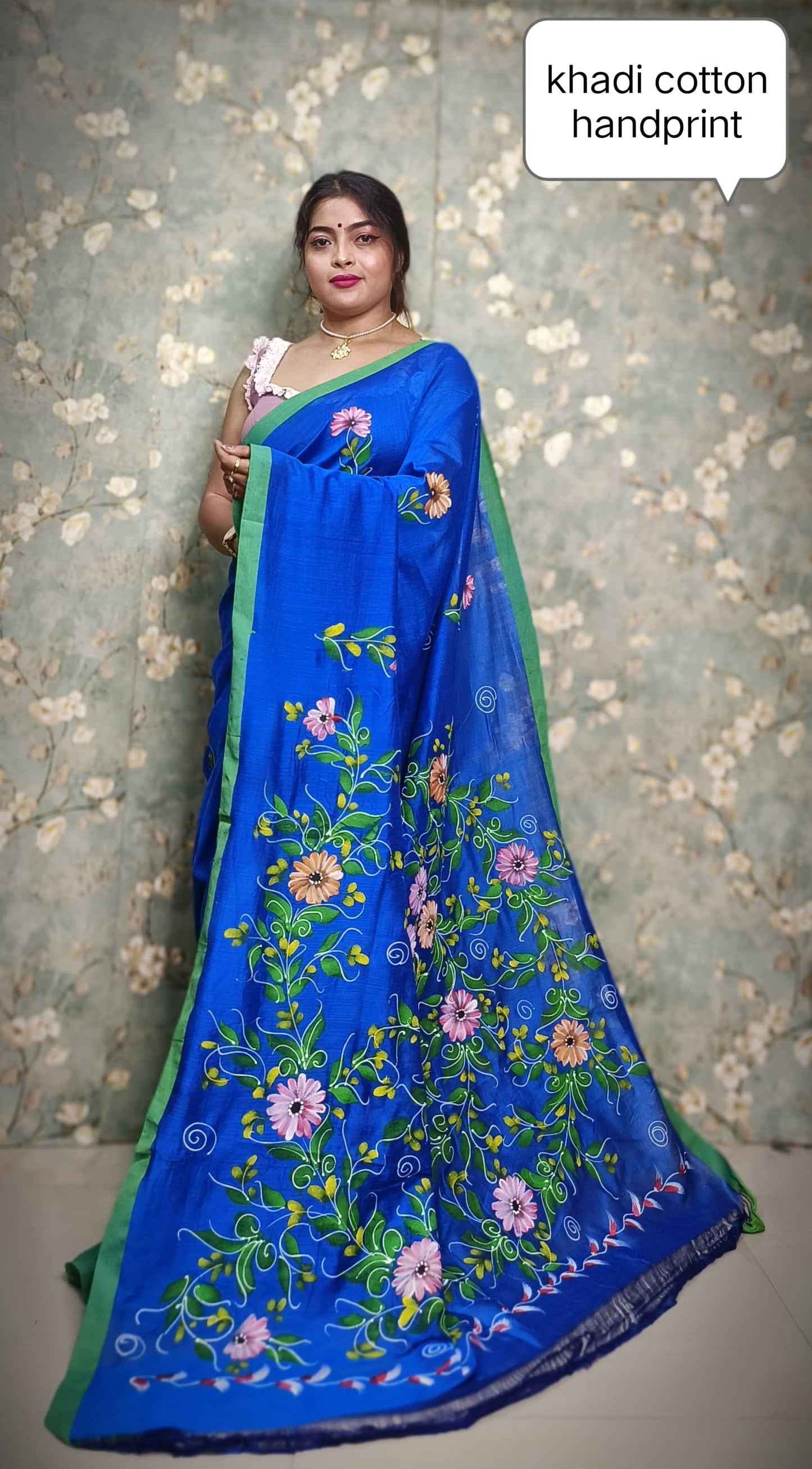 khadi cotton Saree