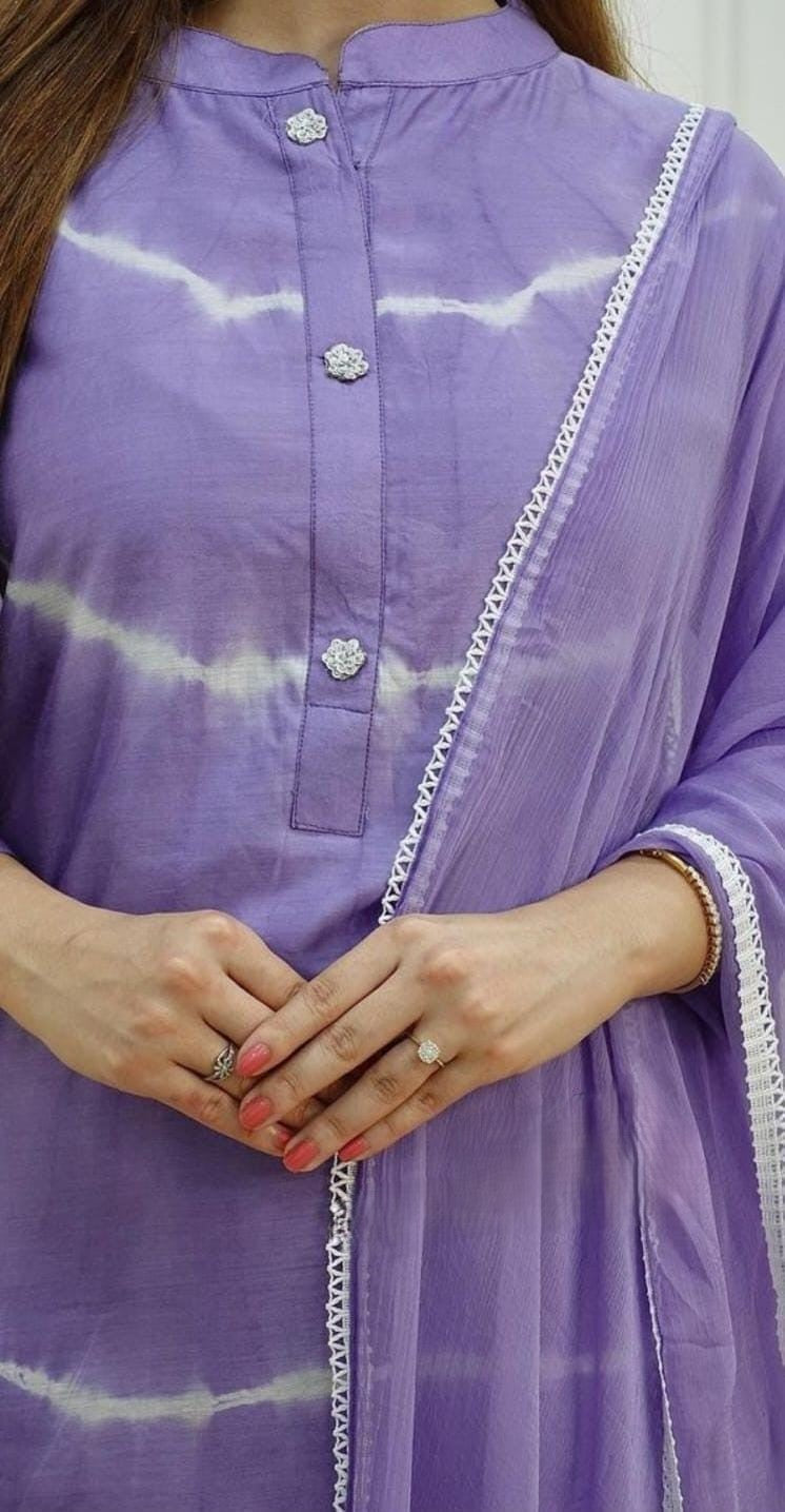 PURE SILK MUSLIN KURTHI SUIT