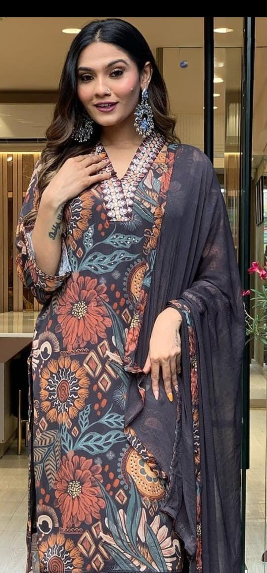 Muslin Kurti Suit