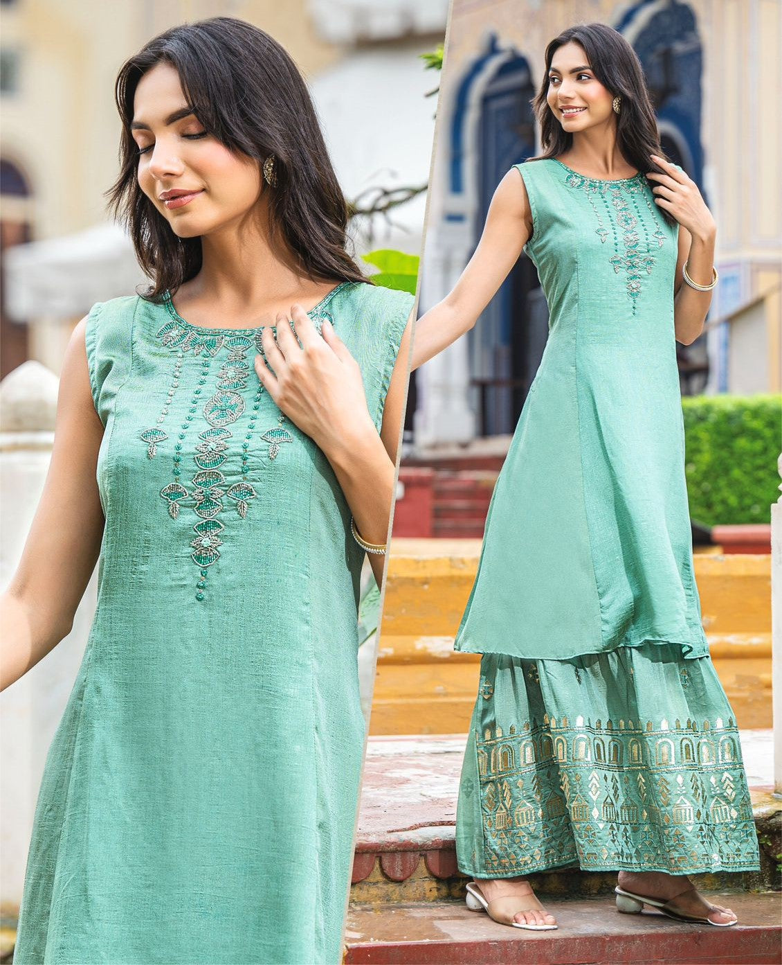 One piece long dress