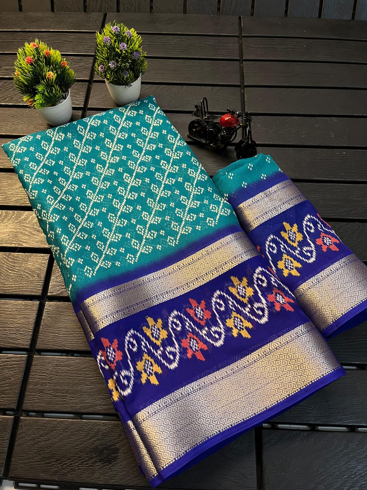 Pure georget silk saree