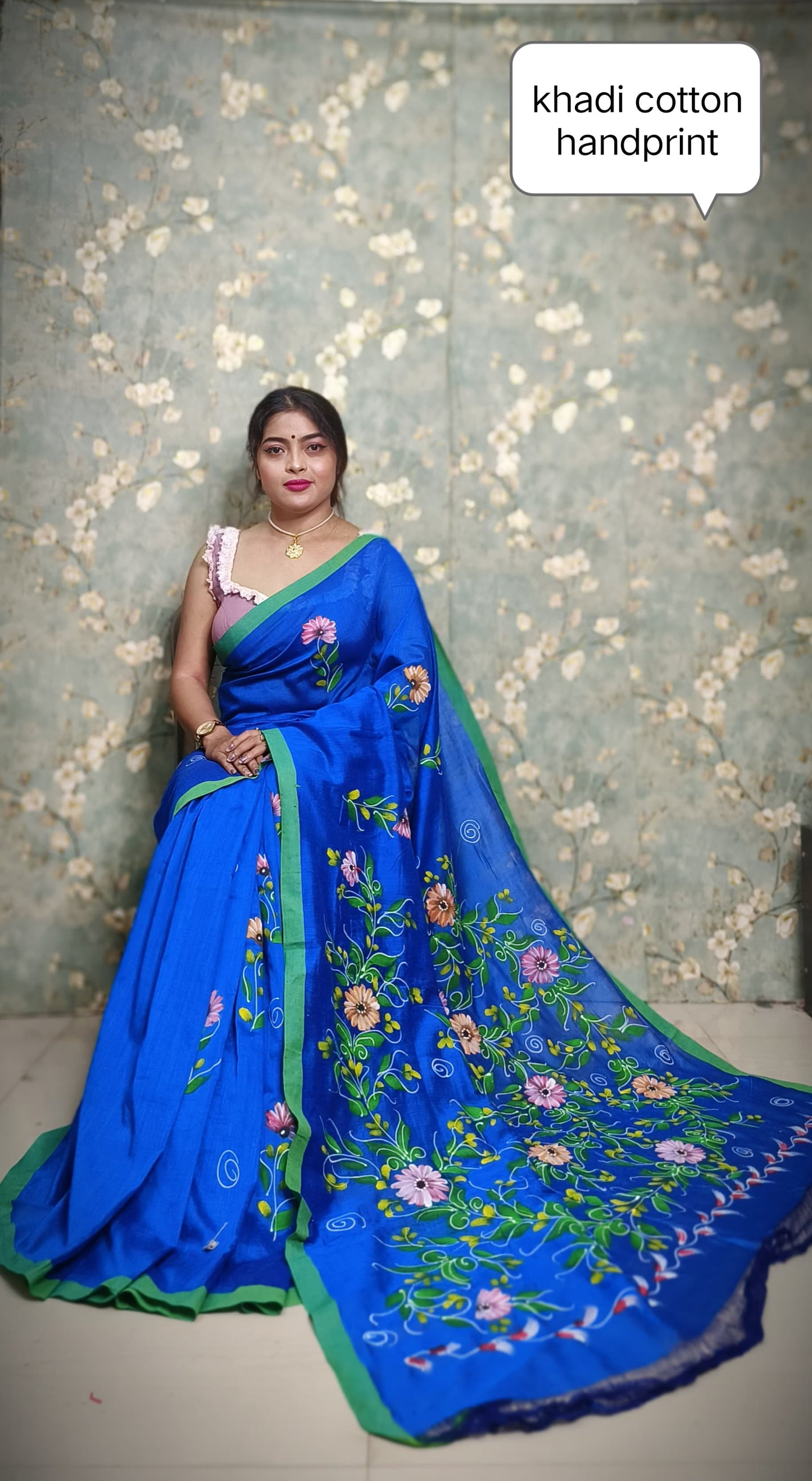 khadi cotton Saree