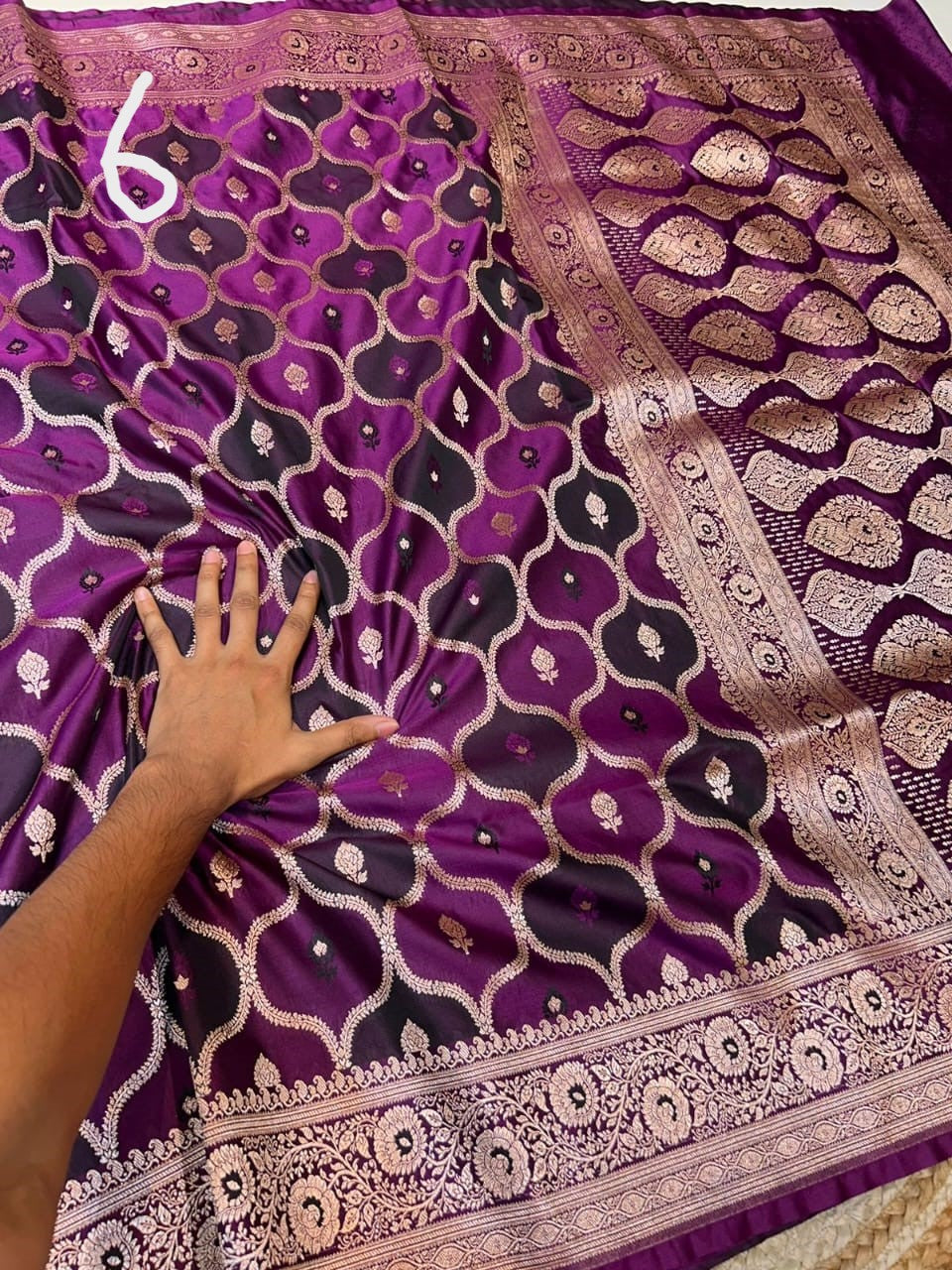 Banarasi Masru katan Pure silk rangkat saree