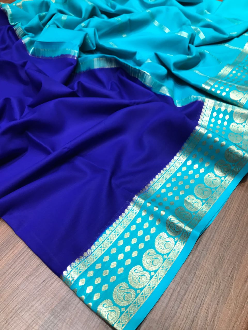 Banarasi Handloom semi katan silk saree