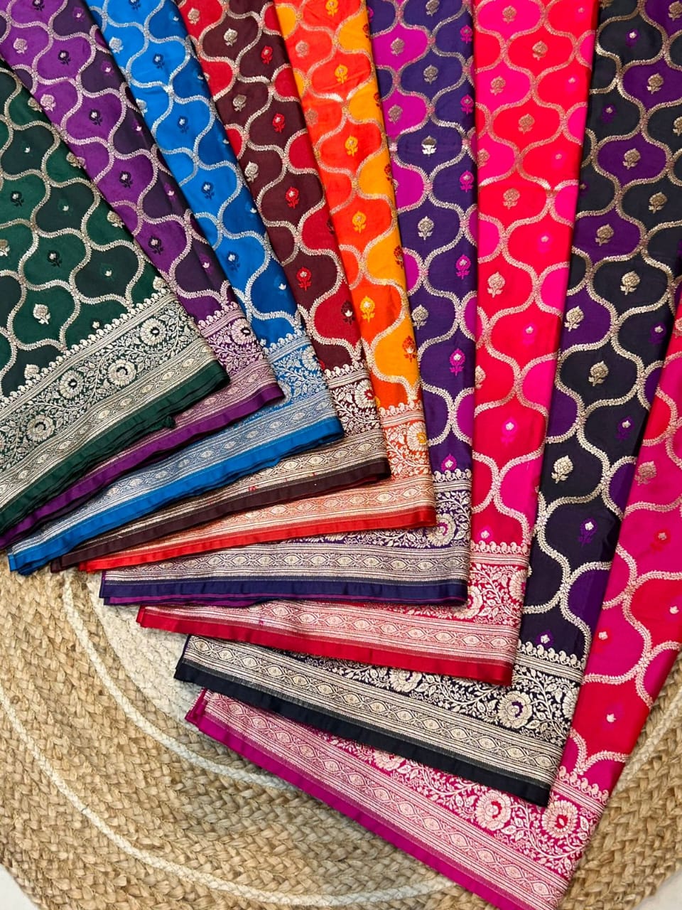 Banarasi Masru katan Pure silk rangkat saree