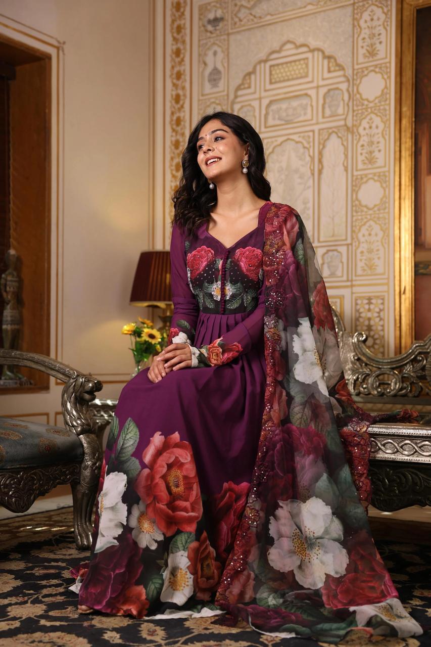 Anarkali suit set