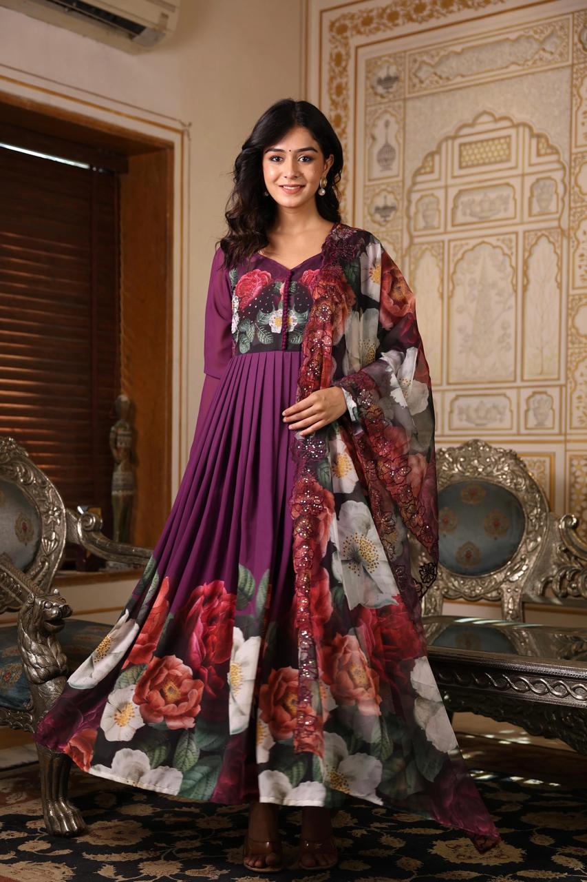 Anarkali suit set