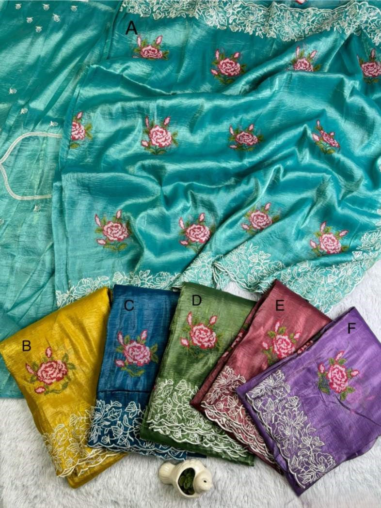 CRUSH CRAPE SAREE